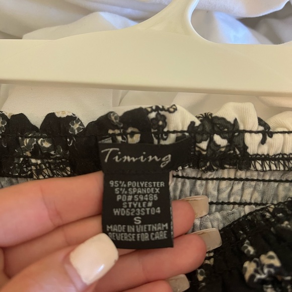 Printed light weight maxi strapless dress - Picture 4 of 5